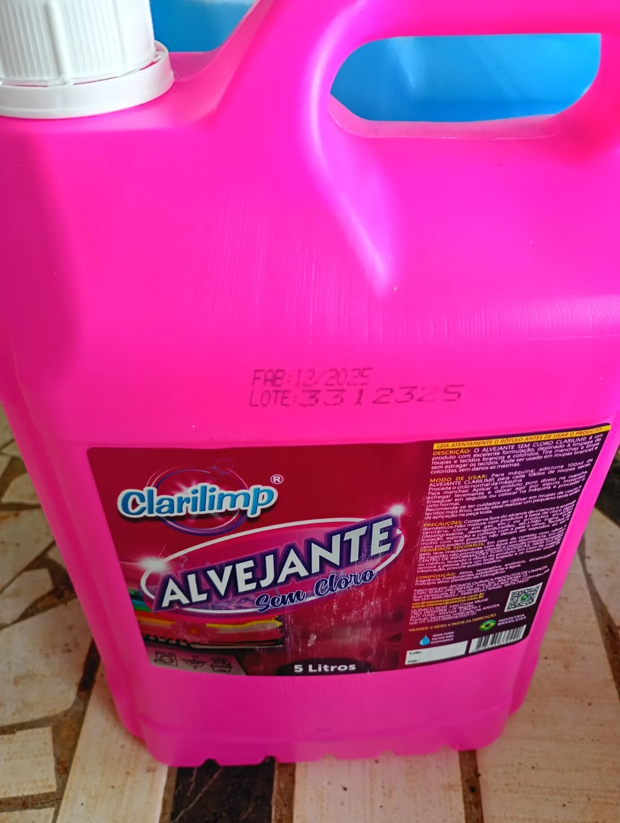 Alvejante sem cloro Clarilimp, 5 L
