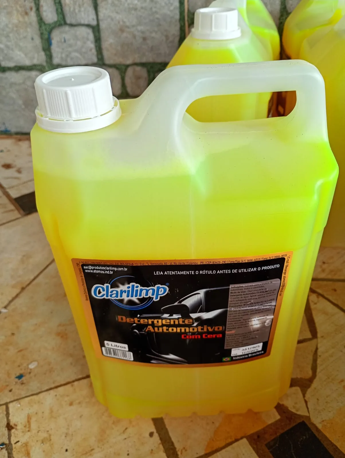 Detergente automotivo com cera Clarilimp, 5 L